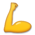 Flexed Biceps Emoji, LG style