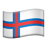 Flag: Faroe Islands Emoji, Apple style