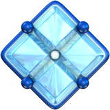 Diamond with a Dot Emoji, Apple style