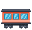 Railway Car Emoji, Facebook style