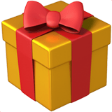 Wrapped Gift Emoji, Apple style