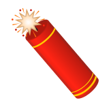 Firecracker Emoji, Google style
