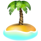 Desert Island Emoji, Apple style