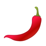Hot Pepper Emoji, Google style