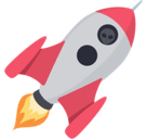 Rocket Emoji, Facebook style
