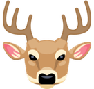 Deer Emoji, Facebook style