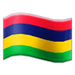 Flag: Mauritius Emoji, Samsung style