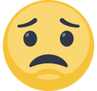 Worried Emoji, Facebook style