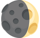 Waxing Crescent Moon Emoji, Facebook style
