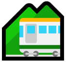 Mountain Railway Emoji, Microsoft style