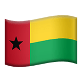 Flag: Guinea-Bissau Emoji, Apple style