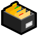 Card File Box Emoji, Microsoft style