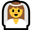 Bride Emoji, Microsoft style