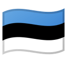 Flag: Estonia Emoji, Microsoft style