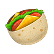 Stuffed Flatbread Emoji, Samsung style