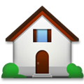 House with Garden Emoji, LG style