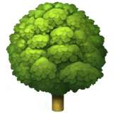 Deciduous Tree Emoji, Apple style