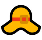 Womans Hat Emoji, Microsoft style