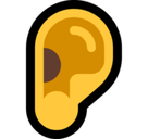 Ear Emoji, Microsoft style