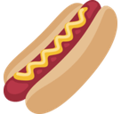 Hot Dog Emoji, Facebook style