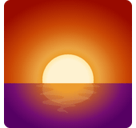 Sunrise Emoji, Facebook style