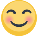 Blushing Emoji, Facebook style