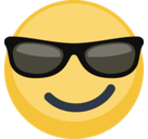 Sunglasses Emoji, Facebook style