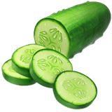 Cucumber Emoji, Apple style