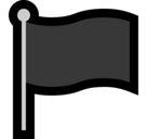 Black Flag Emoji, Microsoft style