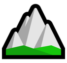 Mountain Emoji, Microsoft style