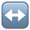 Left-Right Arrow Emoji, Apple style