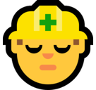 Construction Worker Emoji, Microsoft style