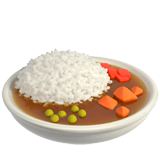Curry Rice Emoji, Apple style