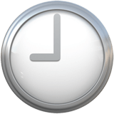 Nine O’Clock Emoji, Apple style