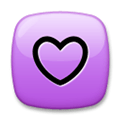 Heart Decoration Emoji, LG style