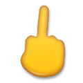 Middle Finger Emoji, LG style