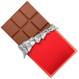 Chocolate Bar Emoji, Apple style
