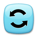 Counterclockwise Arrows Button Emoji, LG style