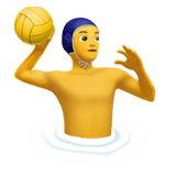 Man Playing Water Polo Emoji, Apple style