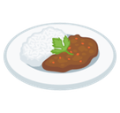 Curry Rice Emoji, Facebook style