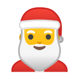 Santa Claus Emoji, Google style