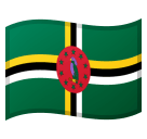 Flag: Dominica Emoji, Microsoft style