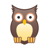 Owl Emoji, Google style
