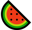 Watermelon Emoji, Microsoft style