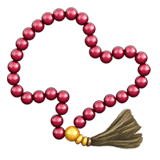 Prayer Beads Emoji, Apple style