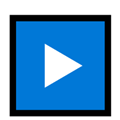 Play Button Emoji, Microsoft style