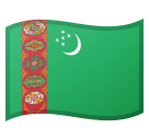 Flag: Turkmenistan Emoji, Microsoft style
