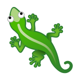 Lizard Emoji, Google style