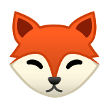 Fox Face Emoji, Google style
