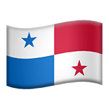 Flag: Panama Emoji, Apple style